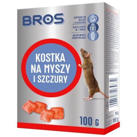 BROS - kostka na myszy i szczury 100g