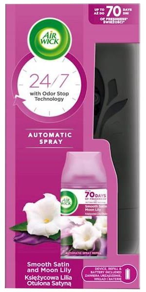 Air Wick Freshmatic Księżycowa Lilia Otulona Satyną/Satin Moon Lily 250 ml Komplet