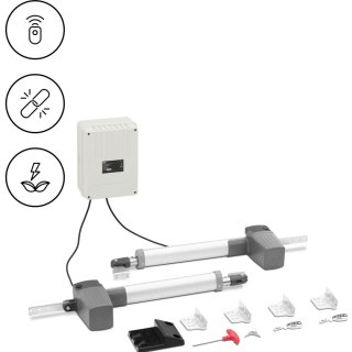 Napęd do bramy dwuskrzydłowej do 300 kg / 2.5 m 1500 N