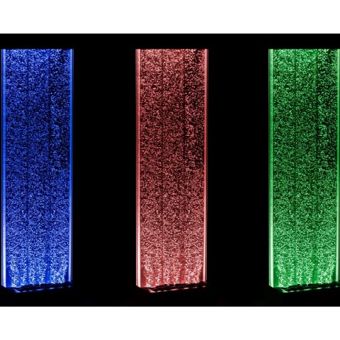 Ściana wodna bąbelkowa z oświetleniem LED 39 x 151.5 x 26 cm