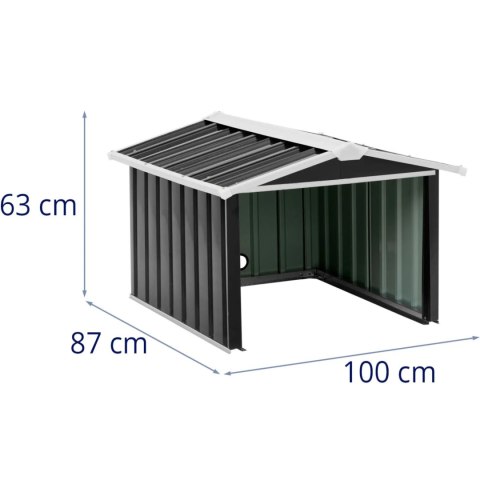 Wiata garaż dla robota koszącego kosiarki automatycznej 100 x 87 x 63 cm