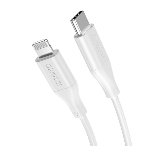 Kabel przewód do iPhone USB-C - Lightning MFi PD 30W 1.2m - biały