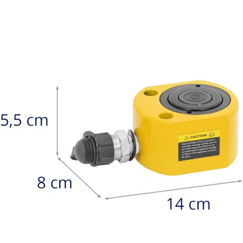 Siłownik cylinder hydrauliczny dwustronnego działania 30 mm 20 t