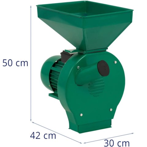 Śrutownik młynek do mielenia zboża 4 sitka 250 kg/h 1100 W