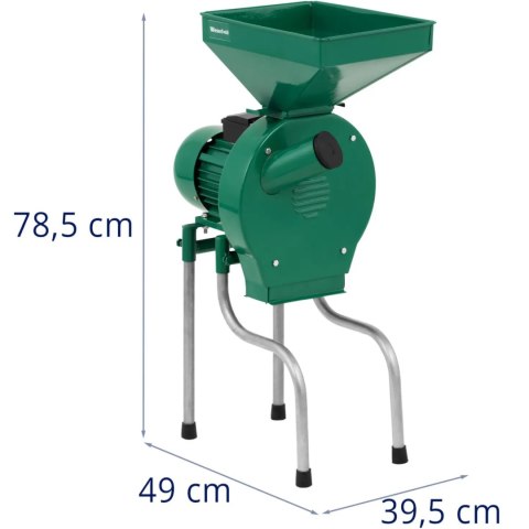 Śrutownik młynek do mielenia zboża z podstawą 4 sitka 250 kg/h 1100 W