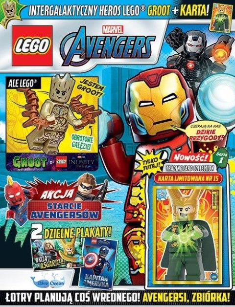 Czasopismo Nr. 04.2023 LEGO Avengers GROOT - 242319