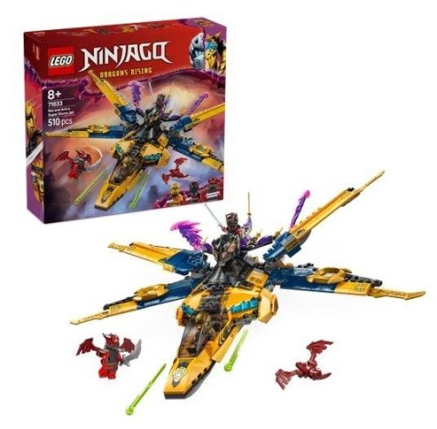 LEGO(R) NINJAGO 71833 Ras i burzowy superodrzutowiec