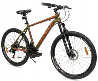 ROWER GÓRSKI MTB 26 CALI 21 BIEGÓW AMORTYZACJA HAMULCE TARCZOWE RAMA 18"