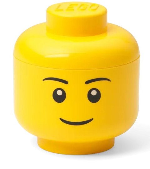 4033 - LEGO Pojemnik w kształcie głowy jasnożółtej minifigurki chłopca 0,36L