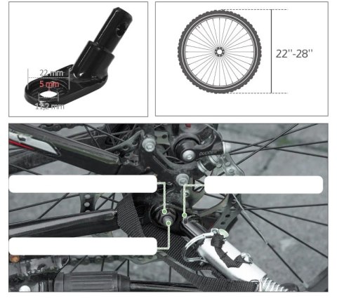 Przyczepka Rowerowa Dla Zwierząt PAKO D00-184V00GY