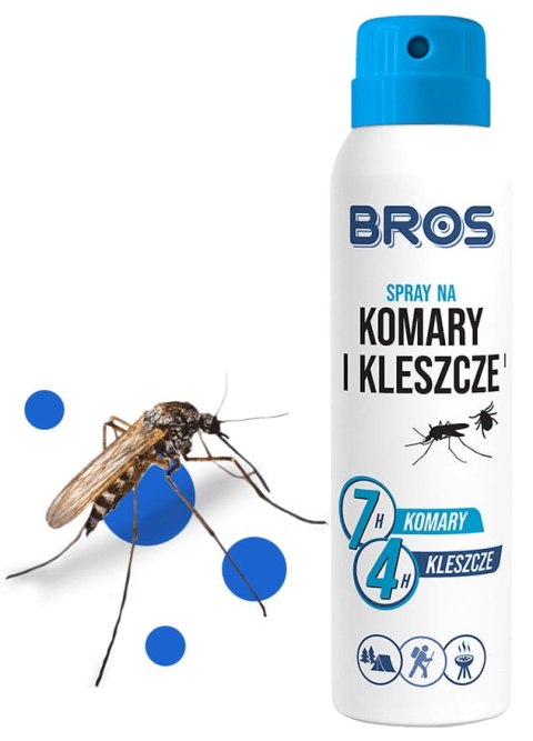 BROS - spray na komary i kleszcze 90ml - 4 szt.