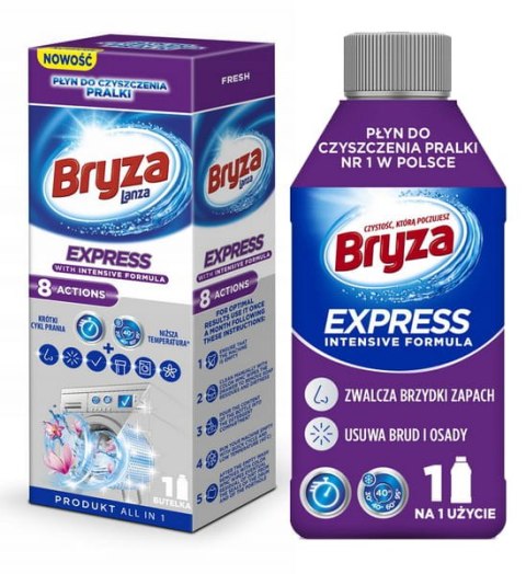 Bryza EXPRESS PŁYN DO CZYSZCZENIA PRALKI 250ml