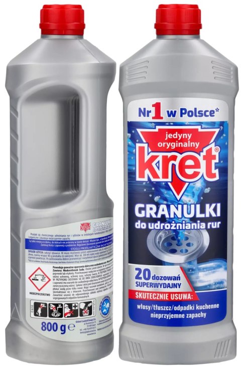 Kret Granulki Do Udrożniania Rur 800g