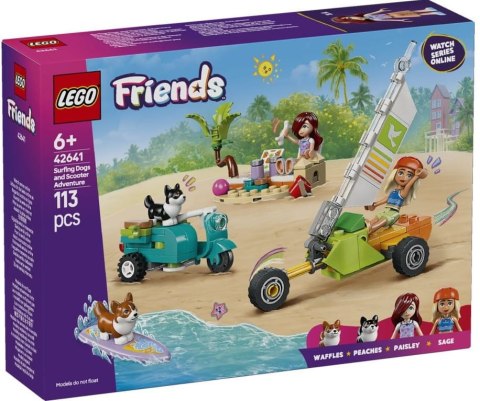 42641 - LEGO Friends - Przygoda z surfującymi psami i skuterem