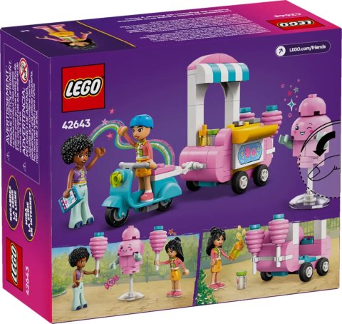 42643 - LEGO Friends - Stoisko z watą cukrową i skuter