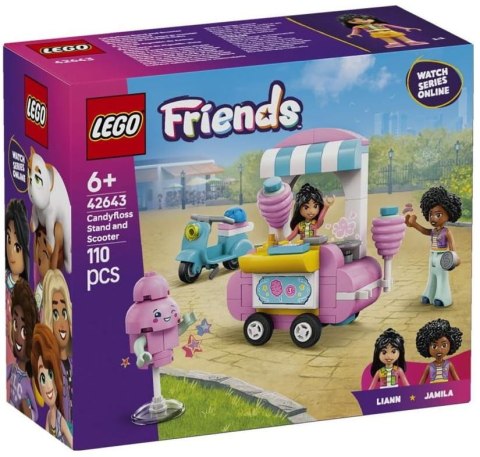 42643 - LEGO Friends - Stoisko z watą cukrową i skuter