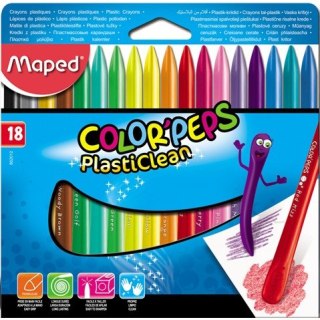 KREDKI PLASTIKOWE COLORPEPS 18 SZT