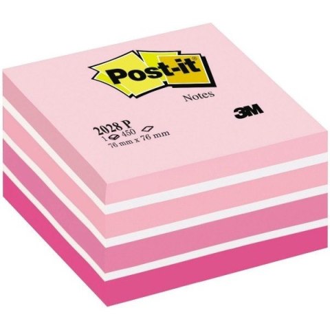 Karteczki Post-it 76x76mm (2028-P) różowe (450)