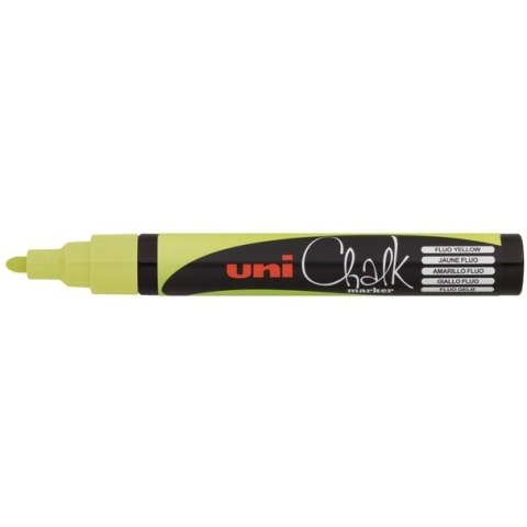 MARKER KREDOWY UNI CHALK PWE-5M, ŻÓŁTY