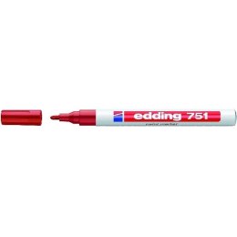 MARKER OLEJOWY EDDING 751 ALUMINIUM, CZERWONY