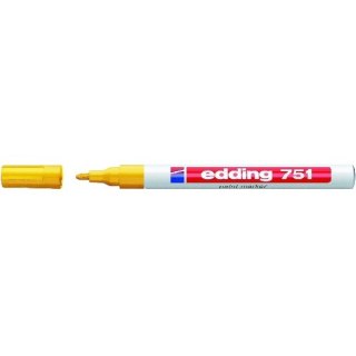 MARKER OLEJOWY EDDING 751 ALUMINIUM, ŻÓŁTY