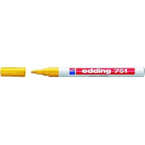 MARKER OLEJOWY EDDING 751 ALUMINIUM, ŻÓŁTY