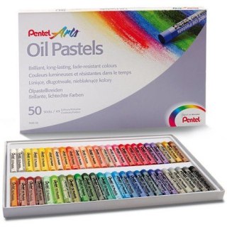 KREDKI PASTELE OLEJNE PENTEL 50 KOLORÓW