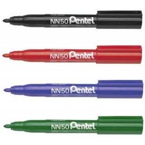 MARKER PERMANENTNY PENTEL NN50, CZERWONY