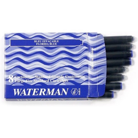 NABÓJ NIEBIESKO-CZARNY STANDARD WATERMAN (8 SZTUK)