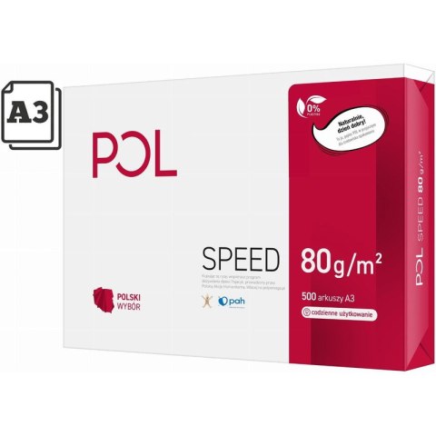 Papier ksero POLspeed A3/80g (500)