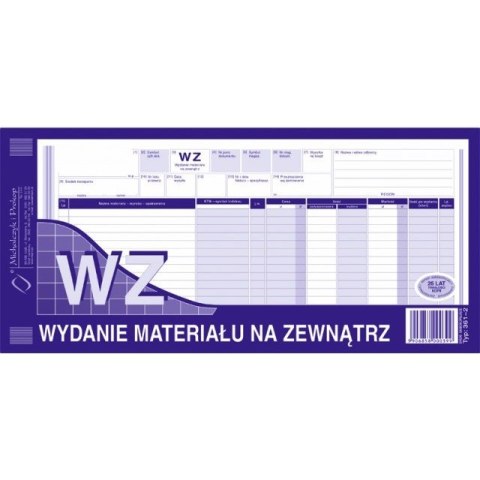 WZ WYDANIE MATERIAŁU NA ZEWN. 1/3 A3 (WIELOKOPIA) MICHALCZYK I PROKOP