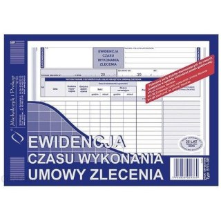 EWIDENCJA CZASU WYKONANIA UMOWY ZLECENIA