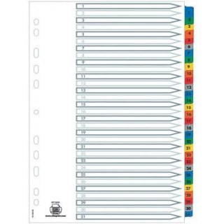 PRZEKŁADKI MYLAR ELBA A4 1-31