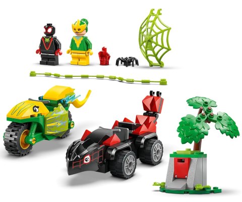 11198 - LEGO Super Heroes - Pościg Spina za Electro w dinopojeździe