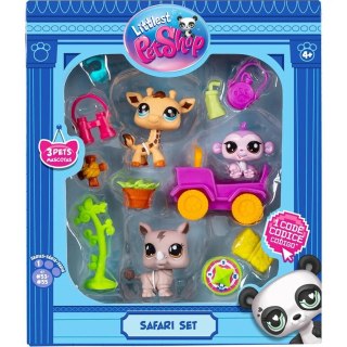 Littlest Pet Shop Zestaw Safari 3 figurki