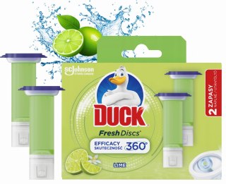 Duck Fresh Discs Lime - Żelowy Krążek Do Toalety 72ml (2 x 36ml)