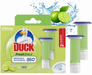 Duck Fresh Discs Lime - Żelowy Krążek Do Toalety 72ml (2 x 36ml)