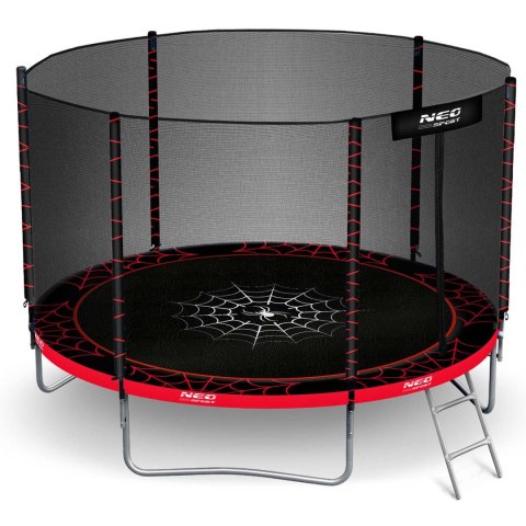 Trampolina ogrodowa 10ft/312cm z siatką zewnętrzną i drabinką Neo-Sport