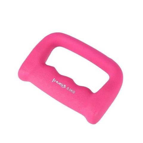 CK05 KASTET PINK CIĘŻAREK ŻELIWNY POKRYTY NEOPRENEM 0.5 KG HMS