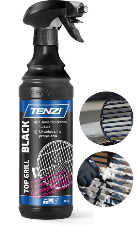 TENZI TOP GRILL BLACK Środek Do Czyszczenia Grilla Piekarnika Rusztu Okapów 600 ml