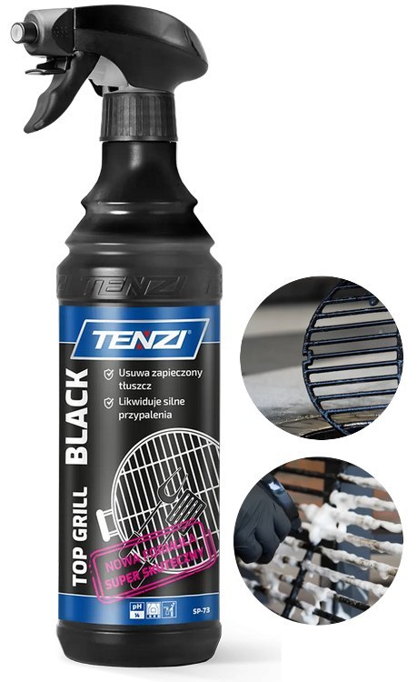 TENZI TOP GRILL BLACK Środek Do Czyszczenia Grilla Piekarnika Rusztu Okapów 600 ml