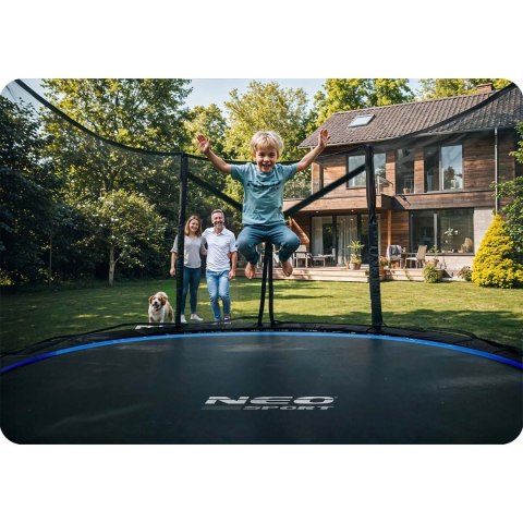 Trampolina ogrodowa 10ft/312cm z siatką zewnętrzną i drabinką Neo-Sport