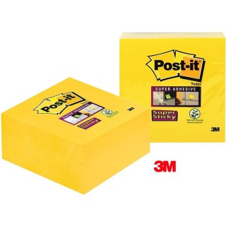 Karteczki Post-it Super Sticky 76x76mm (2028-S) żółte (350)