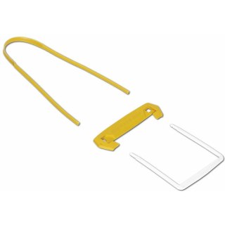 Klipsy archiwizacyjne Fellowes Tube Clip (100), ŻÓŁTY