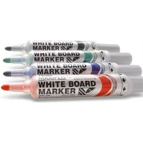 Marker do tablic Pentel Maxiflo MWL5W czerwony, CZERWONY