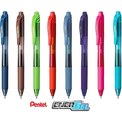 Pióro kulkowe Pentel EnerGel BL107 brązowe