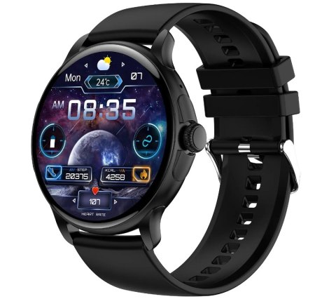 Smartwatch Damski Rubicon RNCF35 BLACK Bransoleta + Pasek