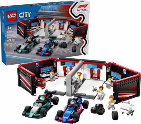 60444 - LEGO City - F1® Garaż i bolidy Mercedes-AMG i Alpine