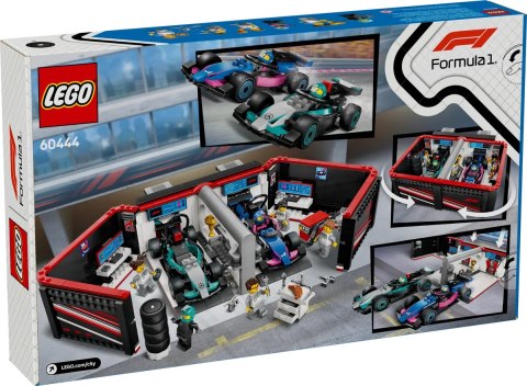 60444 - LEGO City - F1® Garaż i bolidy Mercedes-AMG i Alpine