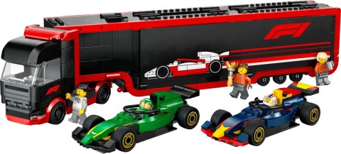 60445 - LEGO City - F1® Ciężarówka z bolidami RB20 i AMR24 F1®